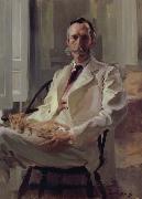 Cecilia Beaux Man with the Cat Sweden oil painting artist